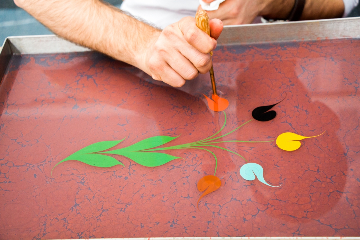 Marbling – Ebru Workshop in Istanbul with TravelShopBooking photo 1