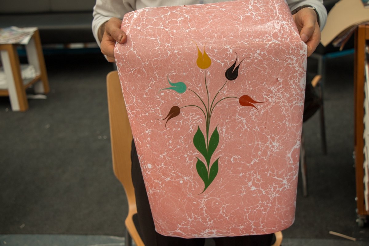 Marbling – Ebru Workshop in Istanbul with TravelShopBooking photo 2
