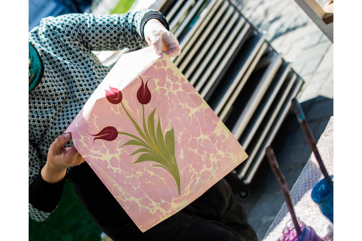 Marbling – Ebru Workshop in Istanbul with TravelShopBooking photo 4