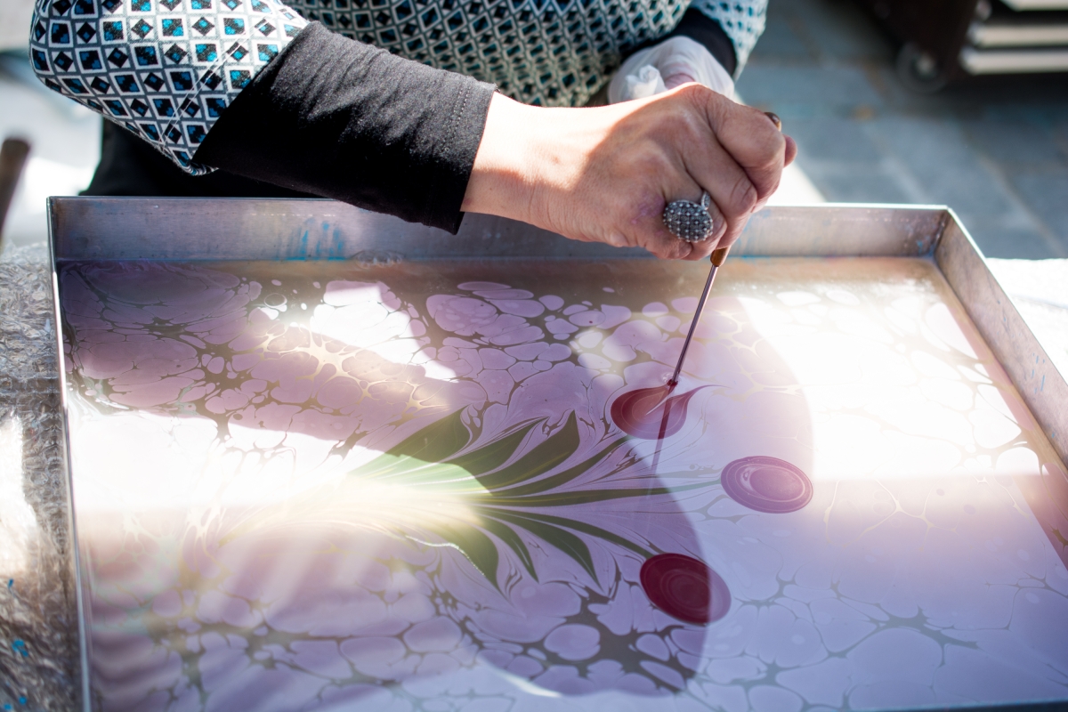 Marbling – Ebru Workshop in Istanbul with TravelShopBooking photo 5