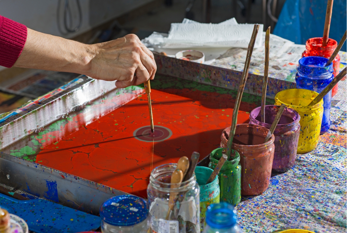 Marbling – Ebru Workshop in Istanbul with TravelShopBooking photo 8