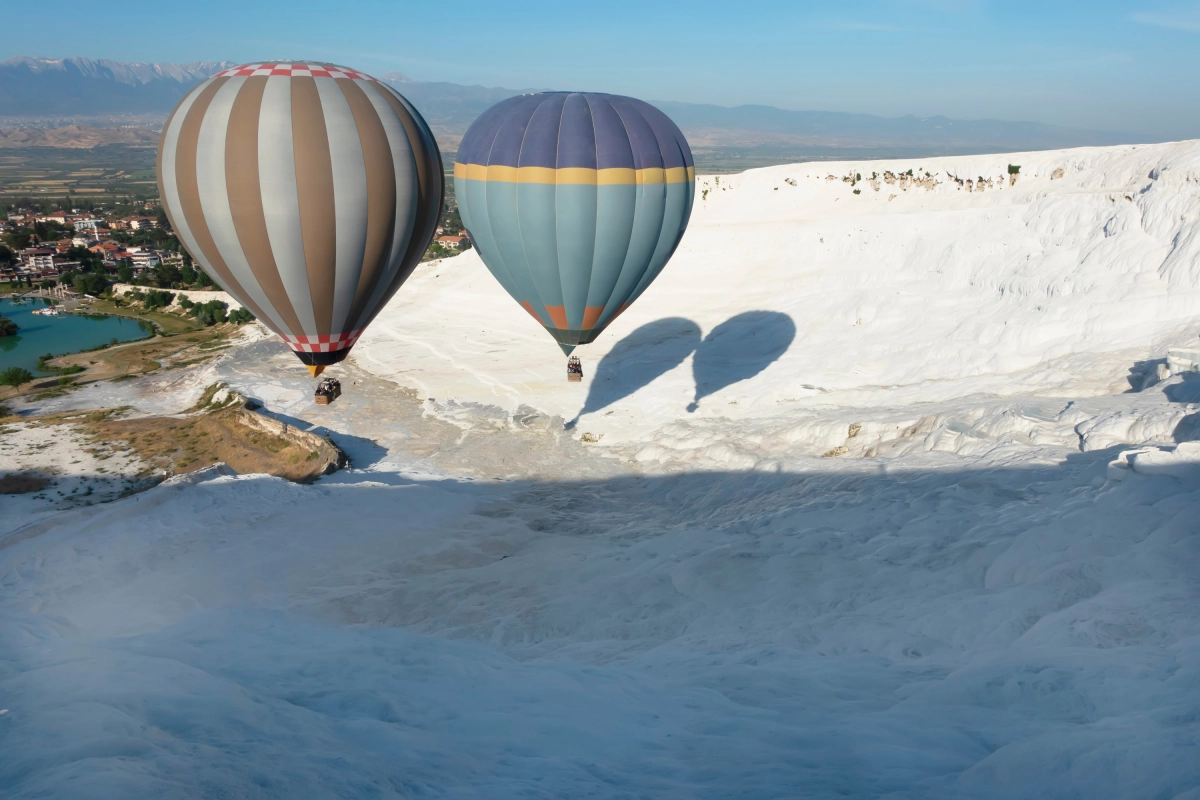 Pamukkale Hot Air Balloon Tour from Fethiye – Sunrise Flight Over Cotton Castle & Travertines