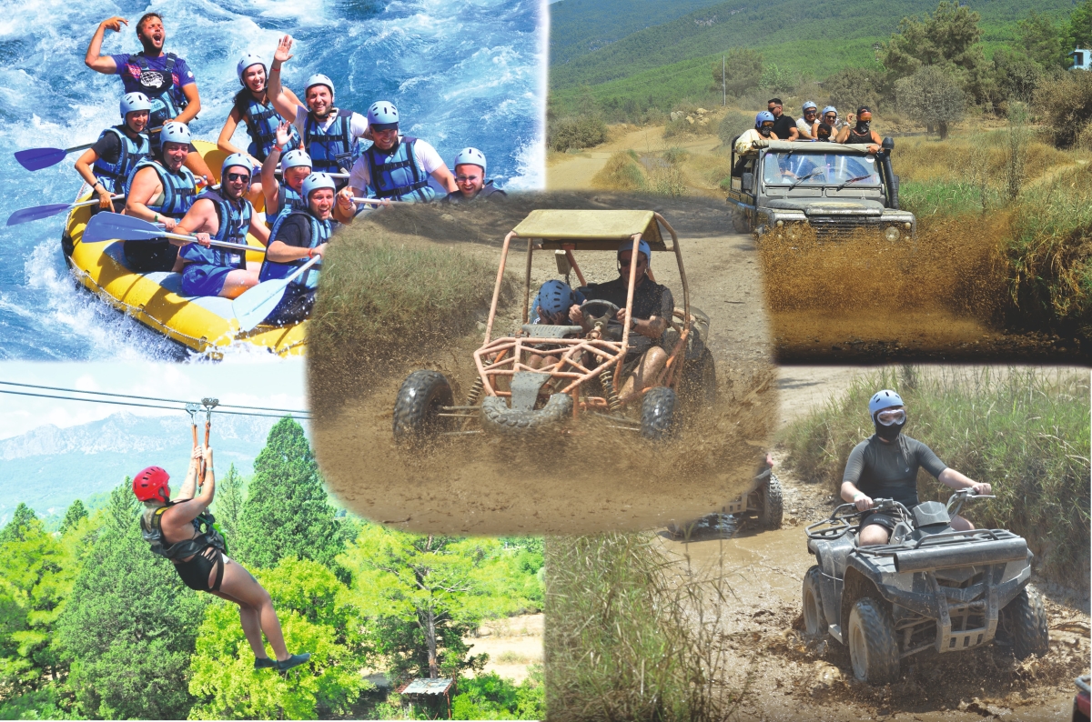 Side/Antalya: Jeep, Buggy, Rafting & Zipline Tour with lunch photo 1