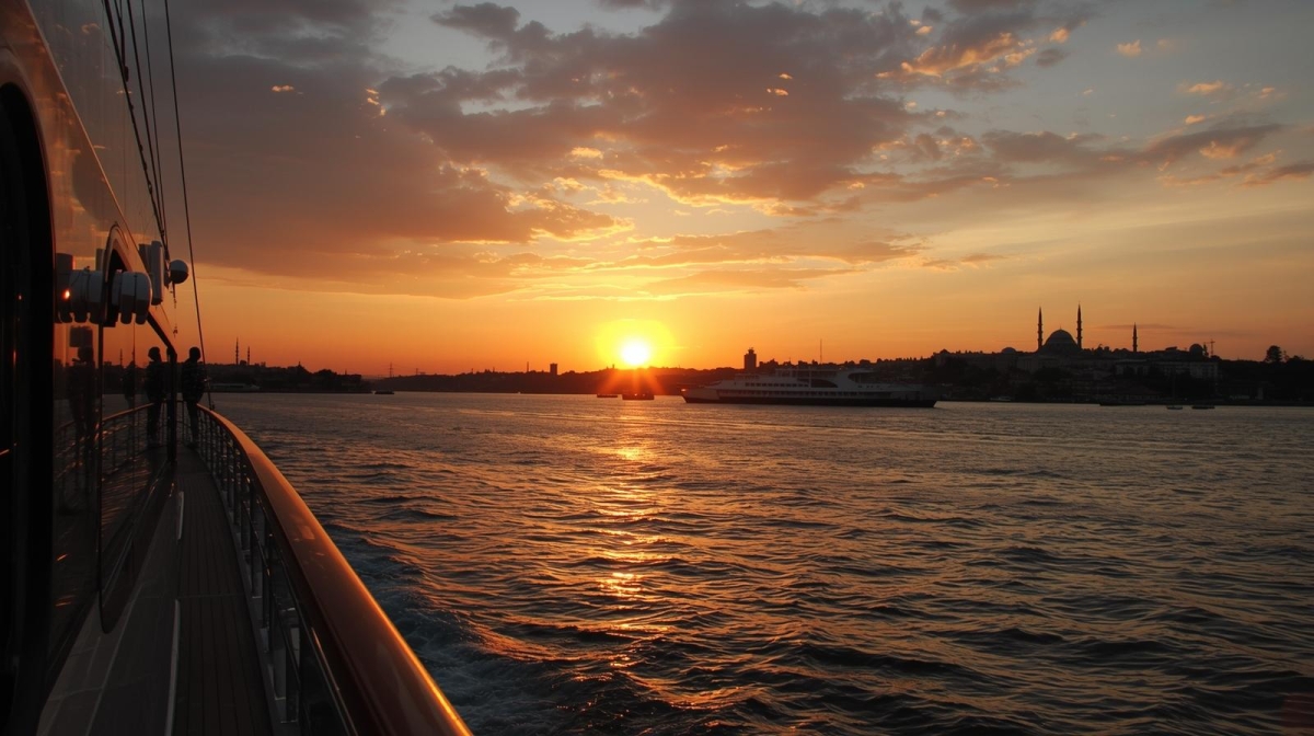 Istanbul: Bosphorus & Golden Horn Sunset Yacht Cruise with Expert Guide photo 1