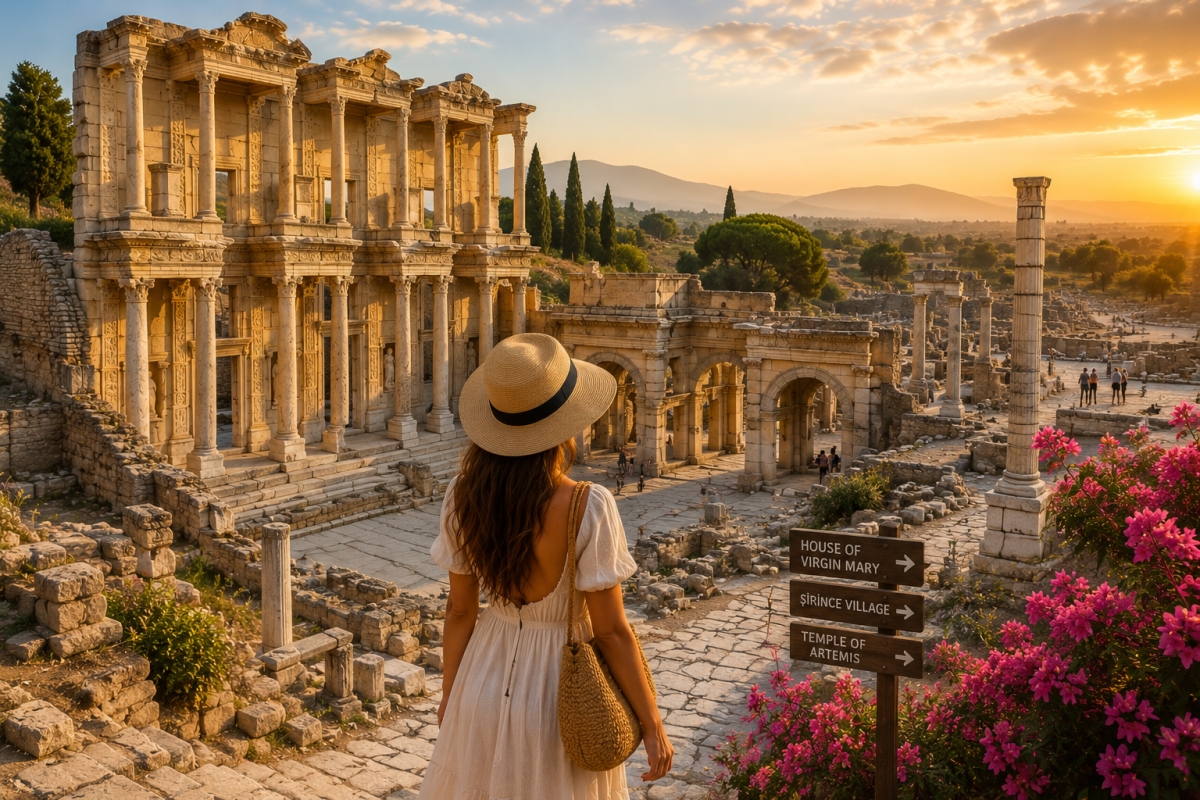 Ephesus & House of Virgin Mary Tour from Kusadasi | Sirince Village & Temple of Artemis photo 1