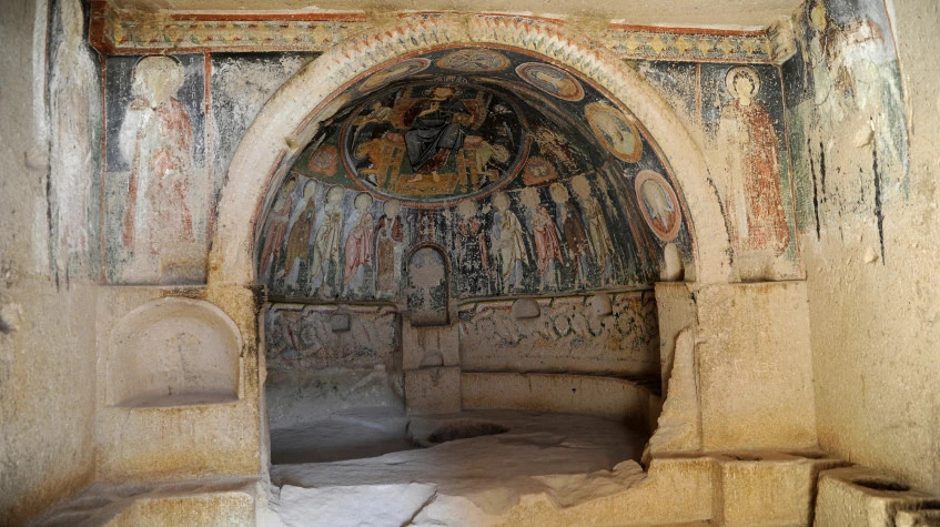 Cappadocia Yellow Tour: Hike the Red & Rose Valleys, Visit Cave Churches & Kaymakli Underground City photo 5