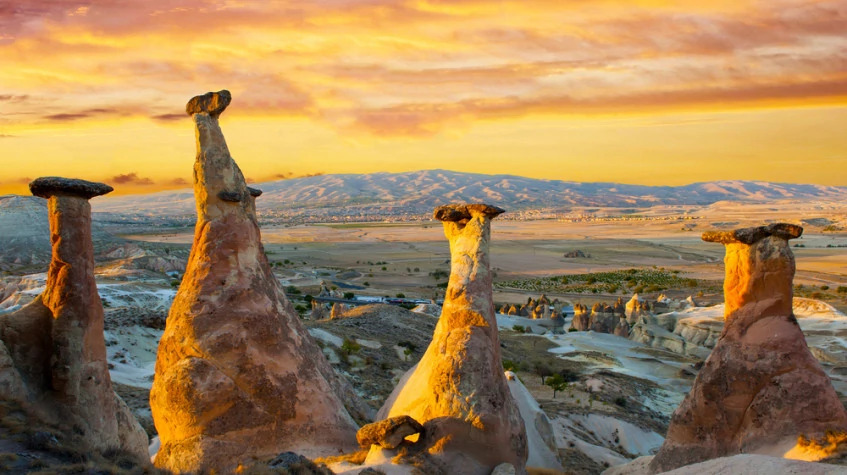 Cappadocia Yellow Tour: Hike the Red & Rose Valleys, Visit Cave Churches & Kaymakli Underground City photo 10