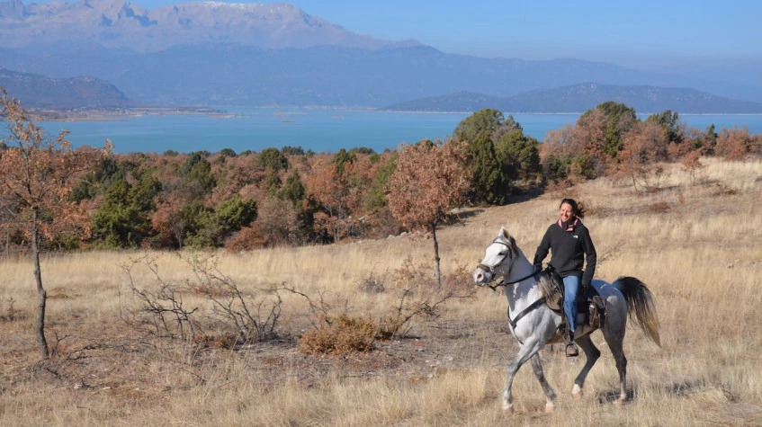 Horse Riding At the Golden Sandy Beach of Antalya photo 4