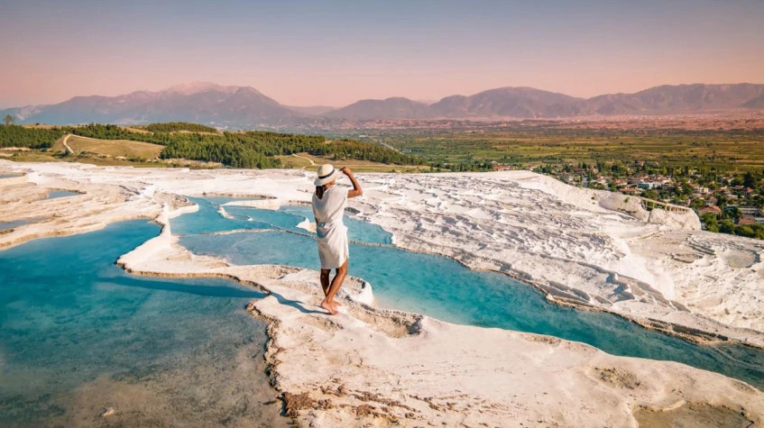 Visiting the Ancient City Hierapolis, Pamukkale and Cleopatra Pool from Marmaris photo 1