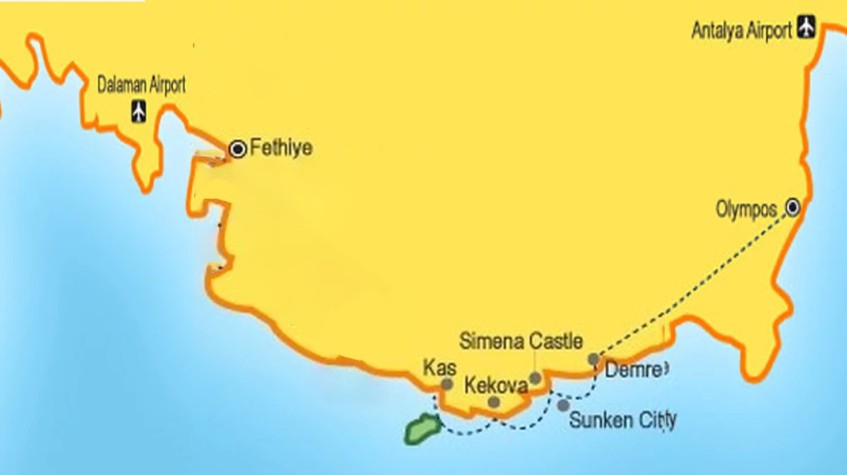 3 Days Kas to Olympos Gulet Blue Cruise photo 5