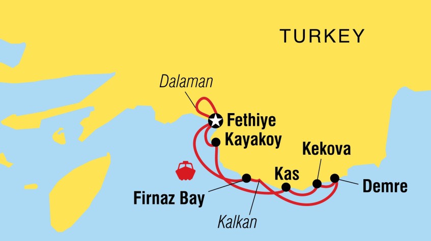 7 Days Sail Gulet Cabin Cruise Turkey 18 to 39 Young Adults photo 8