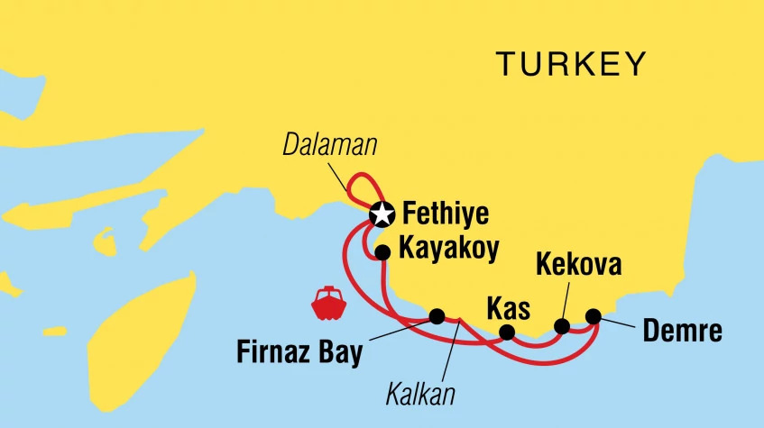 8 Days Kemer Kekova Kemer Cabin Cruise photo 4