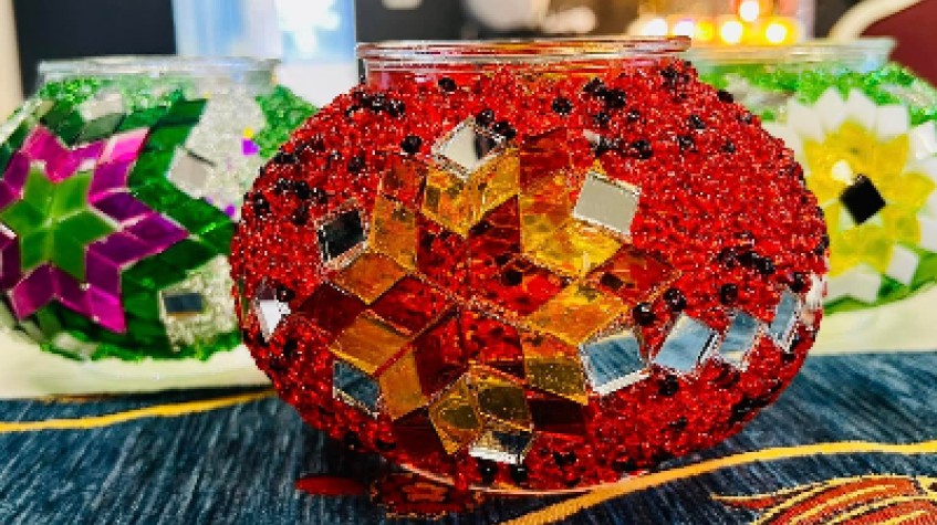 Galata: Mosaic Candle Holder Workshop photo 1
