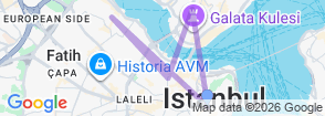 Jewish District-Bosphorus Cruise With Pierre Loti Map