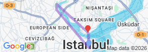 Istanbul Old City Private Shore Excursion – Hagia Sophia, Blue Mosque & Topkapi Palace Tour Map