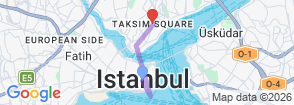 Evening Food Tour in Istanbul: Local Delicacies & Sunset Walk from Sultanahmet to Galata Map