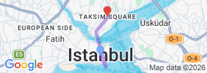 Evening Food Tour in Istanbul: Local Delicacies & Sunset Walk from Sultanahmet to Galata Map