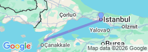 Gallipoli Day Trip from Istanbul Map