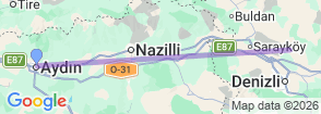 Daily Pamukkale Tour from Aydin Map