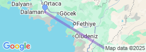 Daily Saklikent Tour from Dalaman Map