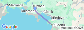Daily Ghost Town & Faralya Tour from Dalaman Map