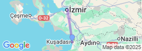 Daily City Izmir Tour from Kusadasi Map