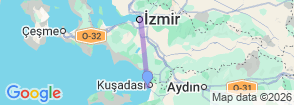 Daily City Izmir Tour from Kusadasi Map