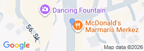 Sunset and Beach Party, Swim with Barbeque Dinner (4x4 Jeep) from Marmaris Map