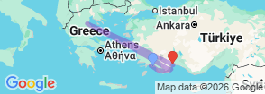 15 Days Lycian Way Trekking Tour Turkey Map