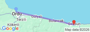 Daily Giresun - Ordu City Tour Map