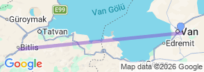 4 Days Bitlis City & Cooking Tour Map