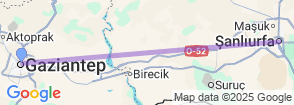 Daily Sanliurfa City Tour from Gaziantep City Map