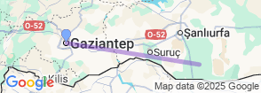 Daily Harran City Tour from Gaziantep Map