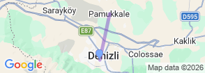 6 Days Denizli City & Cooking Tour Map