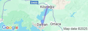 Koycegiz Market & Mud Bath Tour from Dalyan Map