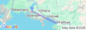 Daily Fethiye Tour from Dalyan Map