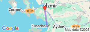3 Days Kusadasi Short Break Tour Map