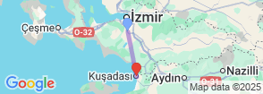 4 Days Package Holiday to Kusadasi Map