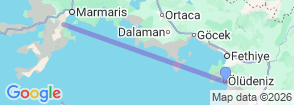 Daily Icmeler Tour from Oludeniz Map