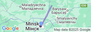4 Days Minsk Tour Map