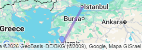 1-Day Istanbul Tour from Izmir with Flights – Topkapi Palace, Blue Mosque & Grand Bazaar Map