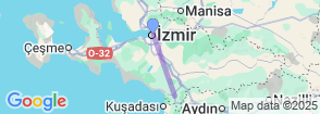 6 Days Izmir City & Cooking Tour – Explore Ancient History, Aegean Cuisine & Traditional Turkish Bath Map