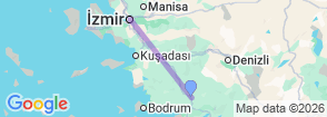 Daily Izmir Smyrna Tour from Mugla Map