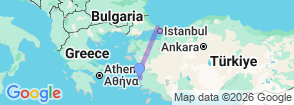 Daily Istanbul City Tour from  Kusadasi By Flight Map