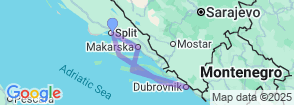 8 Days Dubrovnik Blue Cruise Package Map