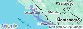 8 Days Dubrovnik Blue Cruise Package Map