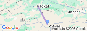 3 Days Tokat City Tour Map