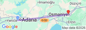 3 Days Osmaniye Historical Tour Map