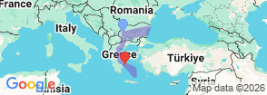 15 Days Bulgaria Greek Island Combined Tour Map