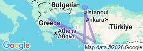9 Days Istanbul & Blue Cruise Fethiye & Olympos Tour by Gulet Map
